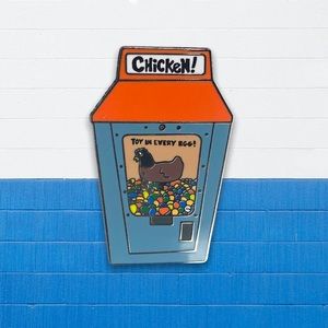 Chicken Machine Enamel Pin
